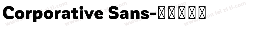 Corporative Sans字体转换